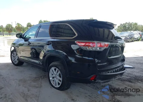 2015 Toyota Highlander Le z USA, uszkodzony, nr VIN 5TDZARFH0FS015920